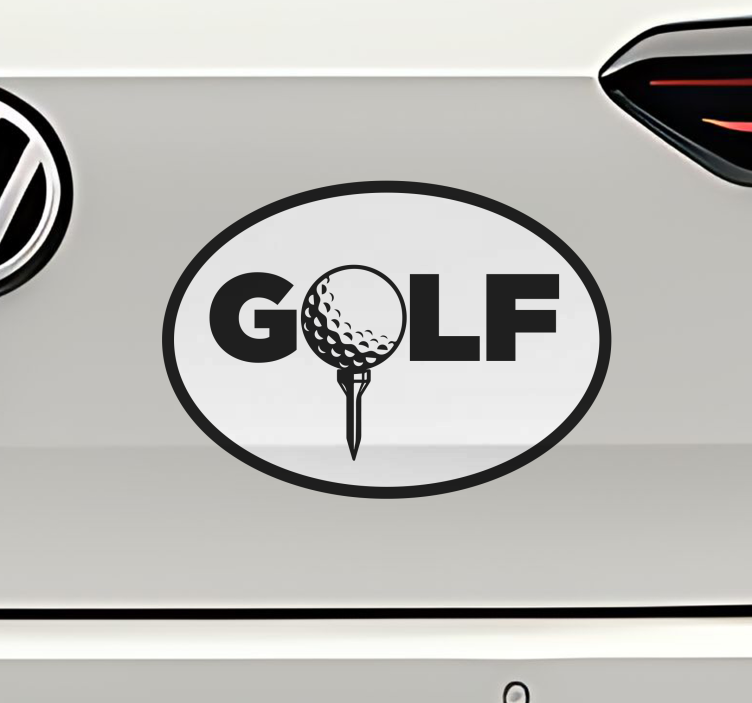 Sport Sticker für Golffans - TenStickers