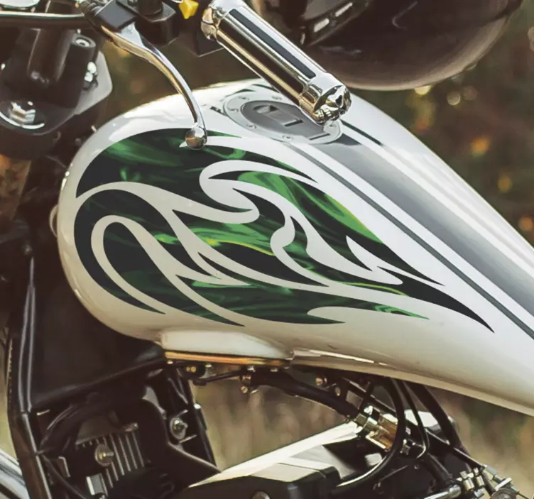 Motorrad Aufkleber Tribal Flamme - TenStickers