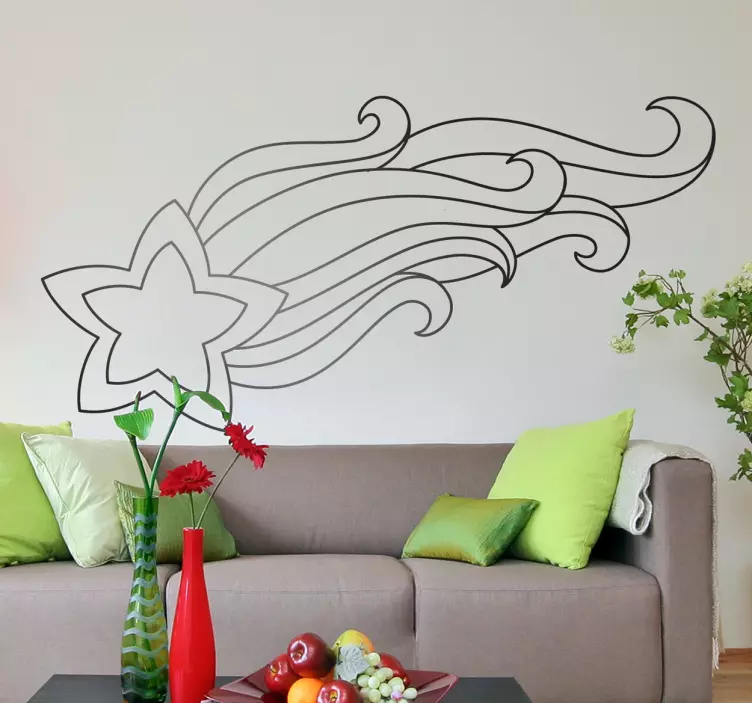 Sternschnuppe Aufkleber - TenStickers