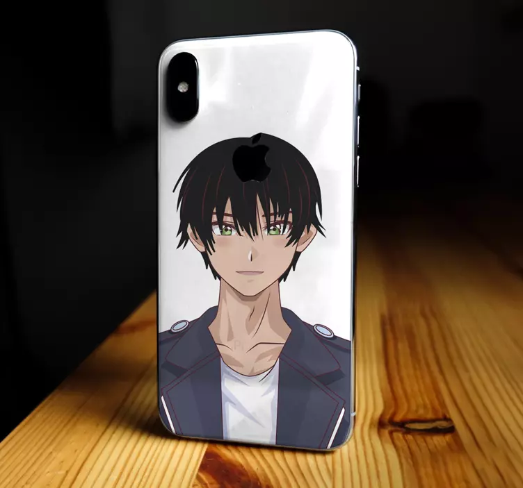Sticker IPhone anime-charaktergesicht - TenStickers