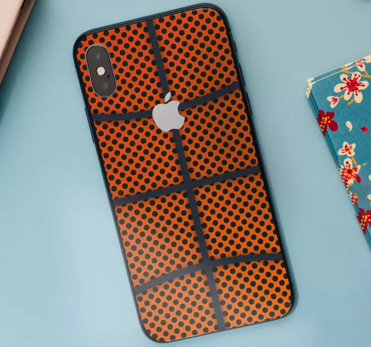 Sticker IPhone basketball-muster - TenStickers