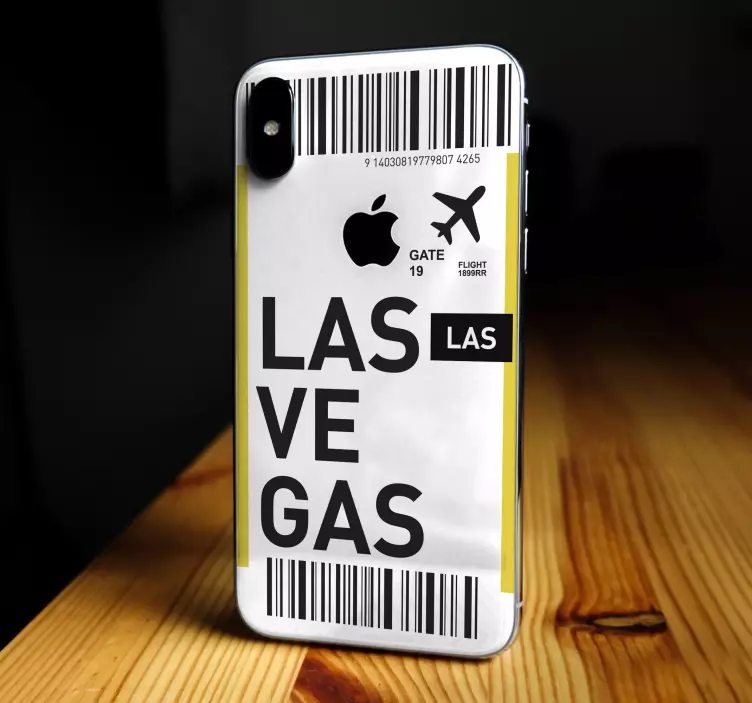 Sticker IPhone las vegas gate-pass - TenStickers