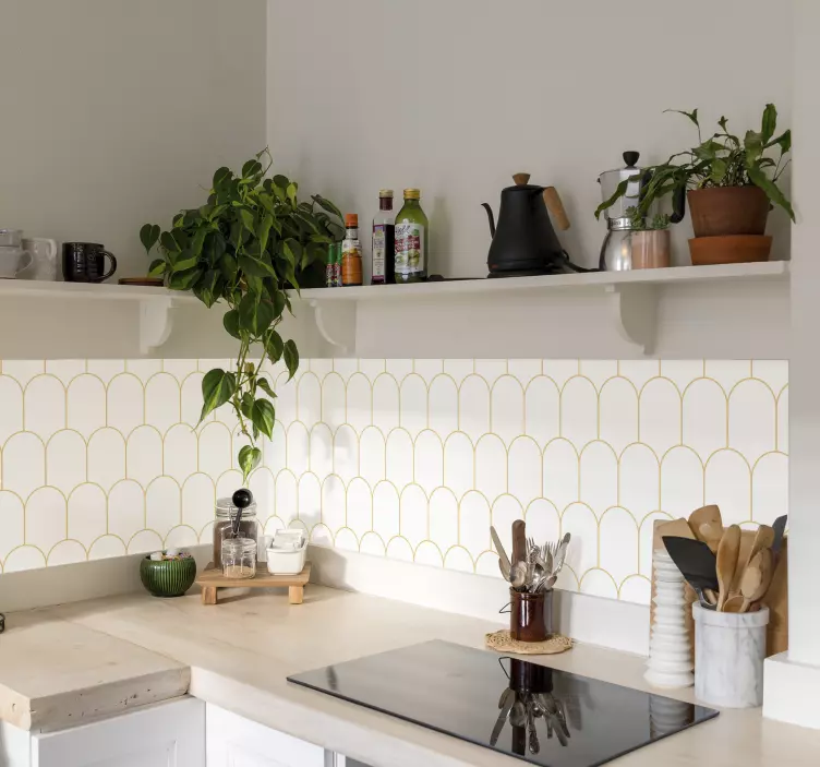 Aufkleber Küche mit Bogen - TenStickers