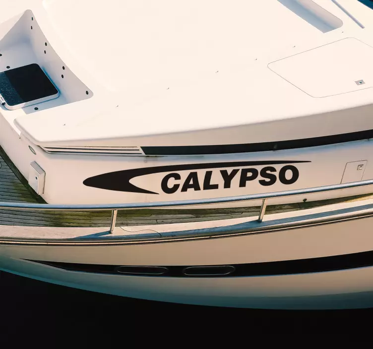 Aufkleber Marine sportboot-Name - TenStickers