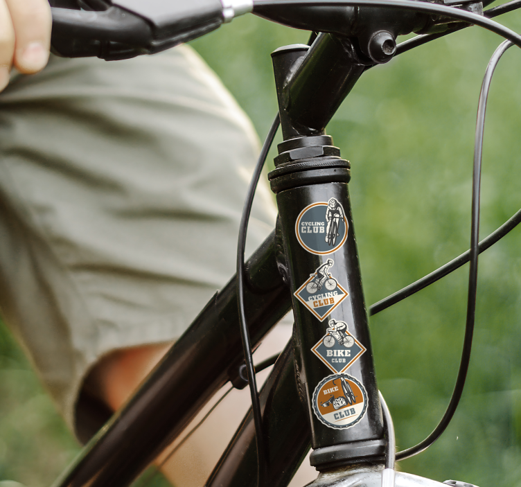 Fahrrad Aufkleber radsport-set-design - TenStickers