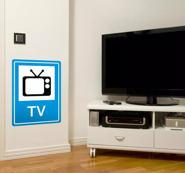Wandtattoo Schlafzimmer TV Sticker - TenStickers