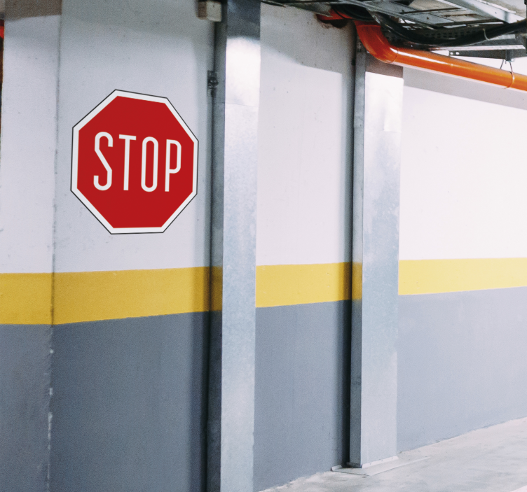 Stopschild Aufkleber - TenStickers