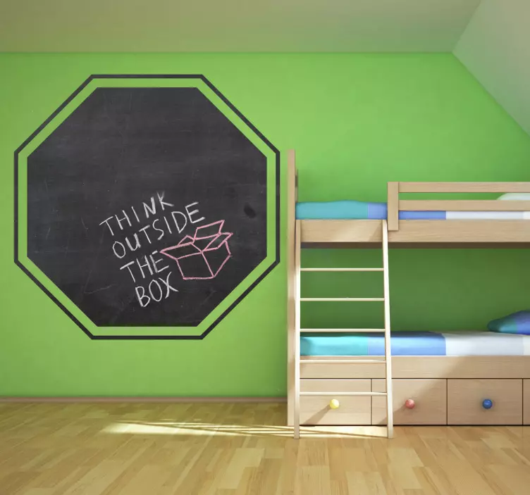 Stopschild Tafelfolie - TenStickers