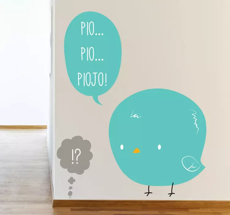 süßer Vogel Aufkleber fürs Kinderzimmer - TenStickers