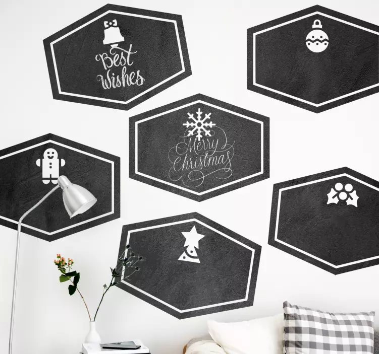 Tafelfolie festliche saisonale designs - TenStickers