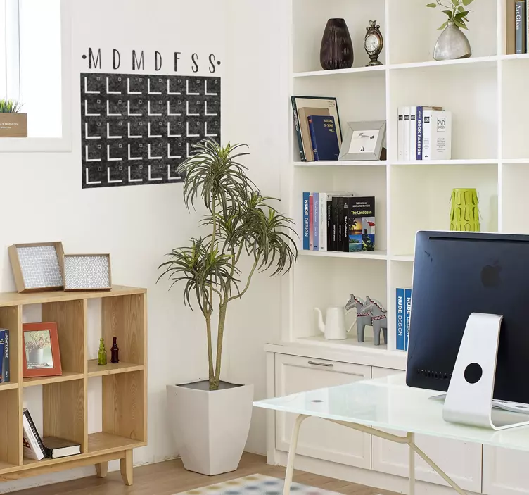 Tafelfolie wochentagekalender - TenStickers