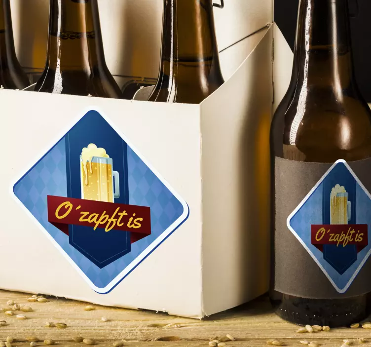 Text Aufkleber Oktoberfest Bier Aufkleber - TenStickers