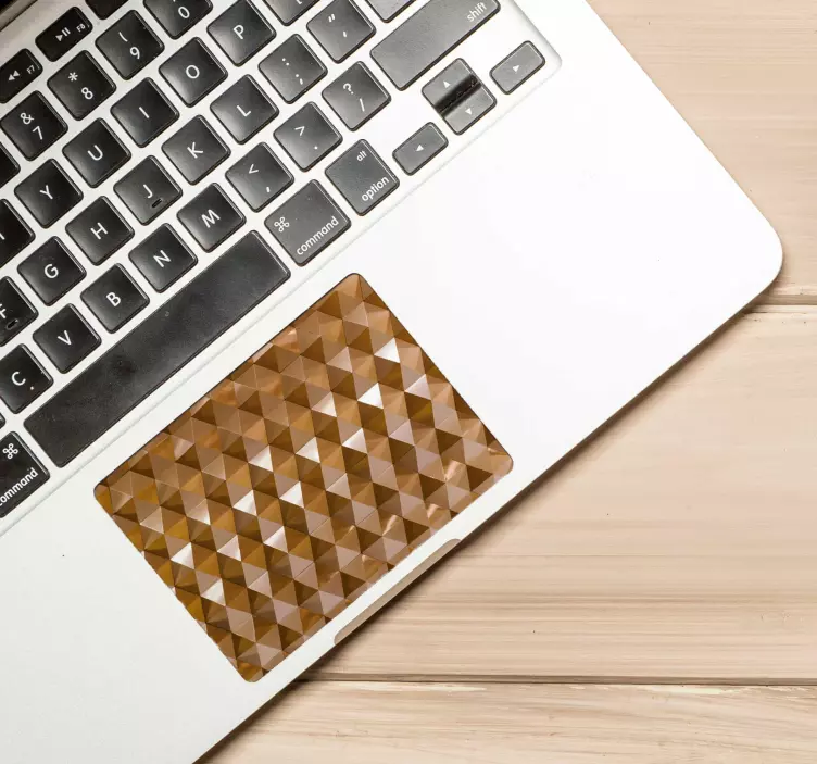 Touchpad sticker geometrisches dreieck konzept - TenStickers