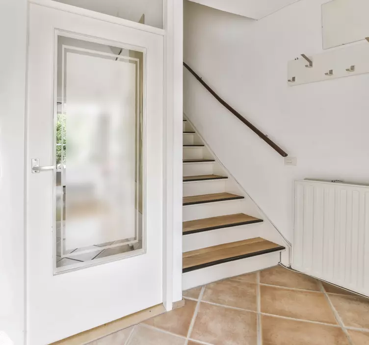 Transluzente Folie eckig mit Rahmen - TenStickers