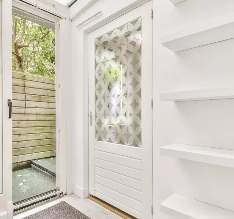 Transluzente Folie mit geometrischem Muster - TenStickers