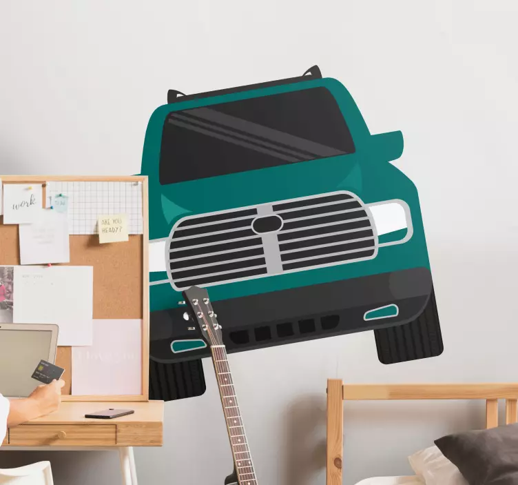 Tuning Aufkleber stilvolle lkw-illustration - TenStickers