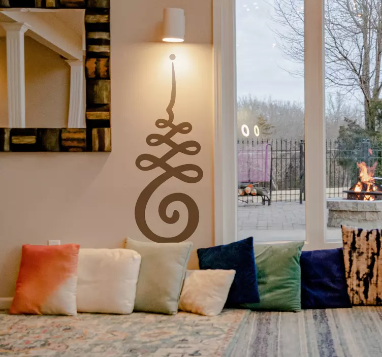 Wandtattoo Unalome Symbol - TenStickers