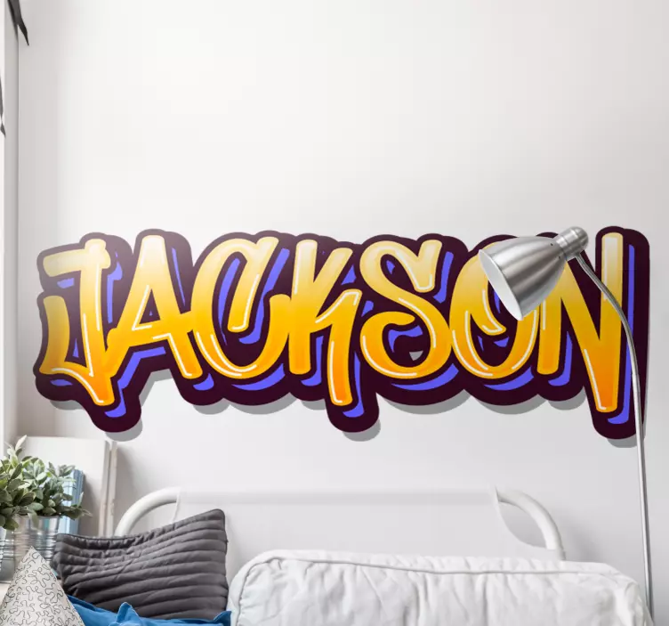 Wandtattoo Jugendzimmer Urban Graffiti Name - TenStickers