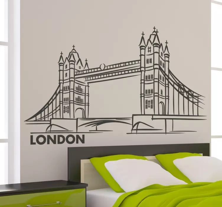 Wandtattoo Tower Bridge London - TenStickers