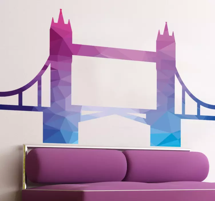 3D Wandtattoo London Towerbridge - TenStickers