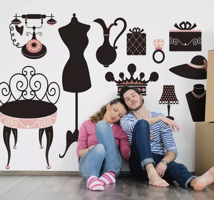 Vintage Dekoration Aufkleber - TenStickers