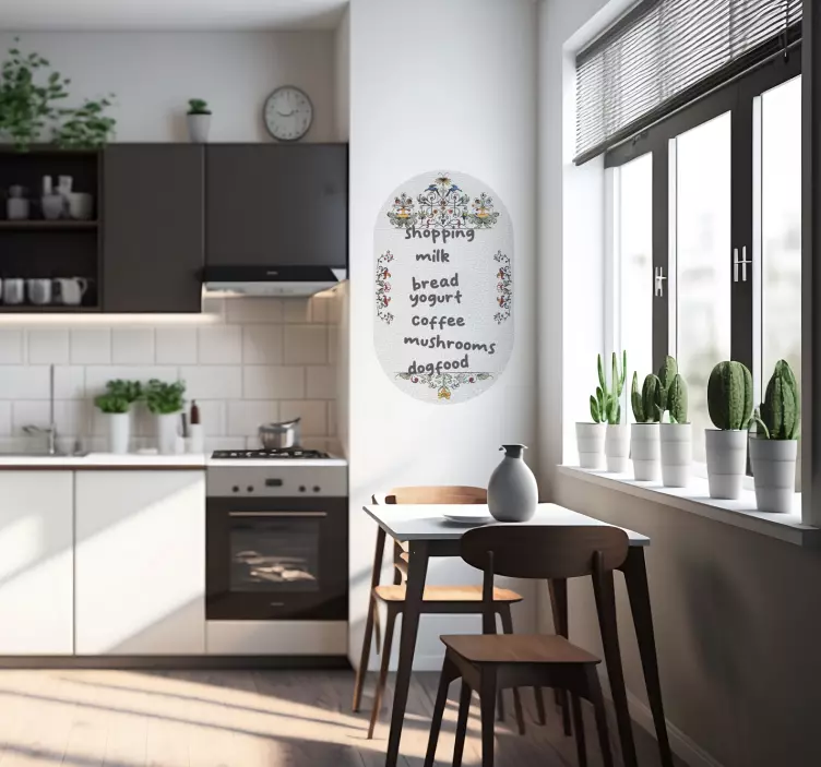 Vintage Whiteboard Aufkleber - TenStickers