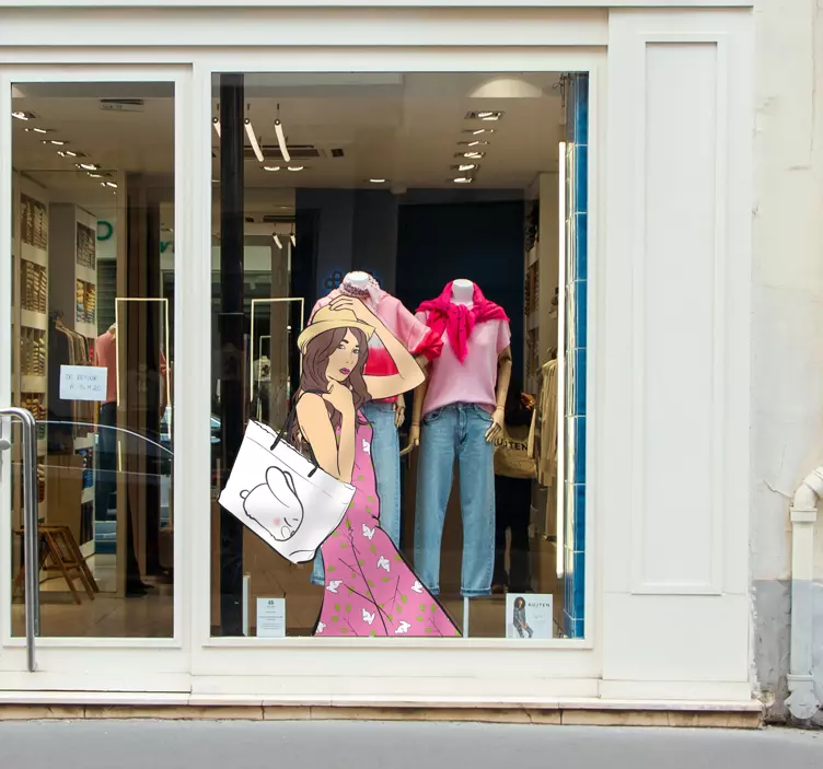 Wandattoo Shoppen Fashion - TenStickers