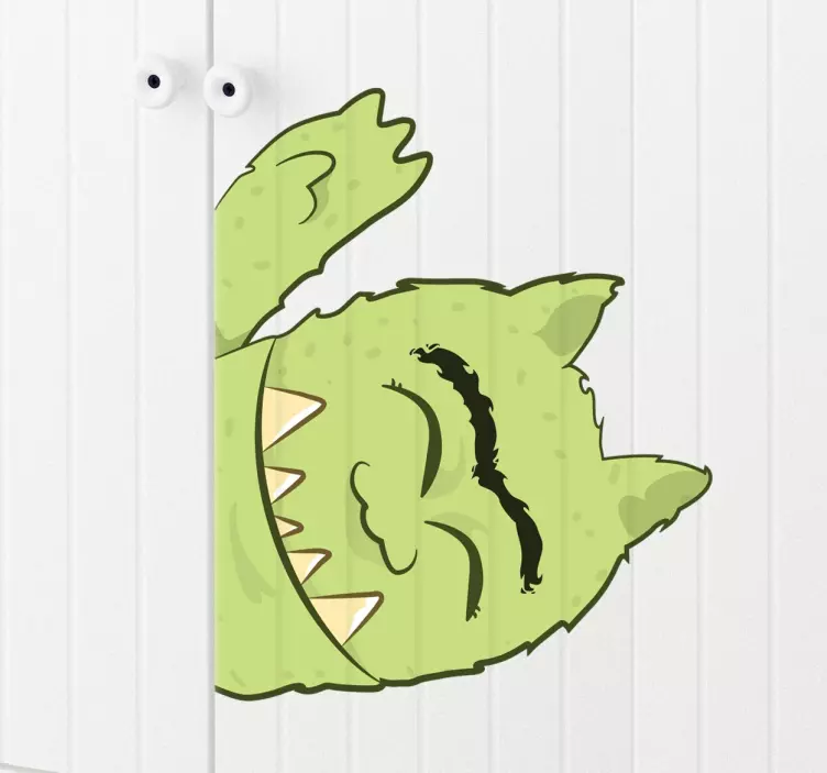 Wandschrank Monster Sticker - TenStickers