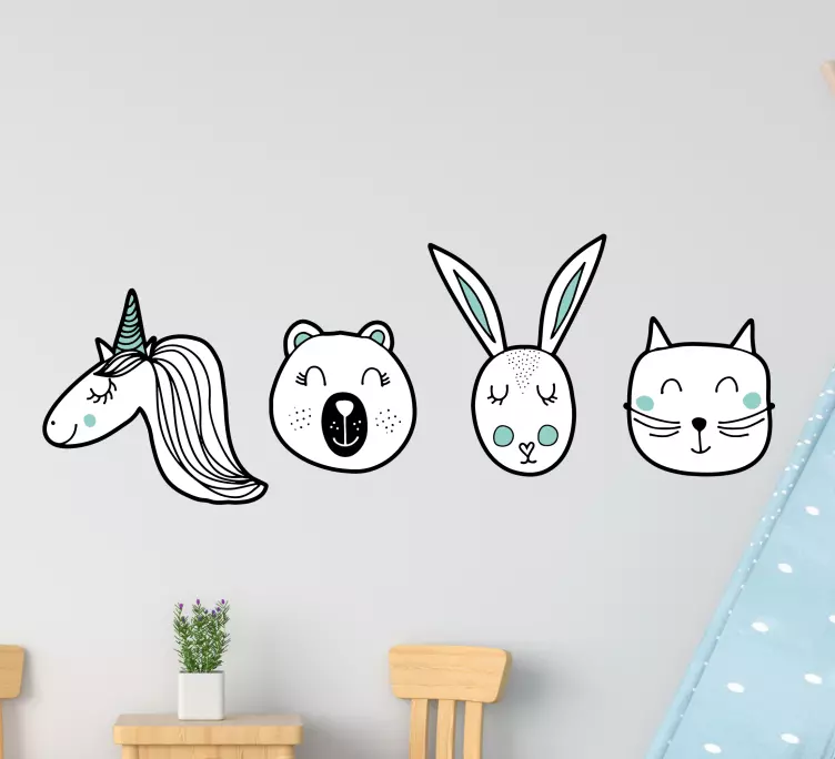 Kinderzimmer Wandtattoo Bodengestaltung für kinder - TenStickers