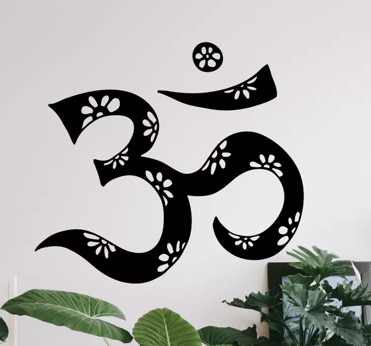 Wandtattoo arabisch blumenmuster symbol - TenStickers