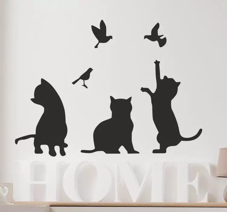 Wandtattoo Babykatzen - TenStickers