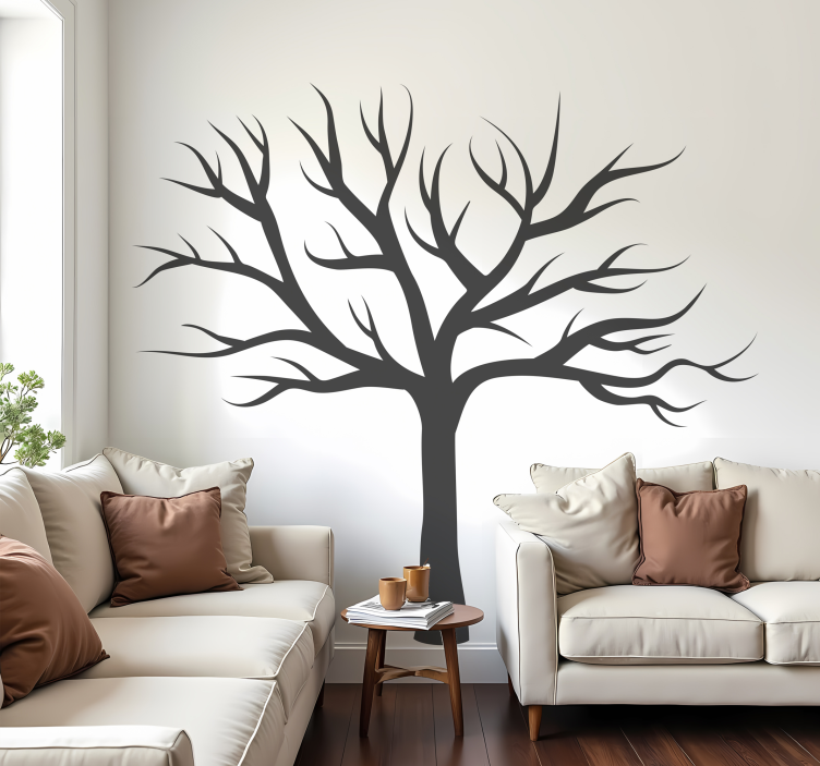 Wandtattoo Baum blattlos - TenStickers