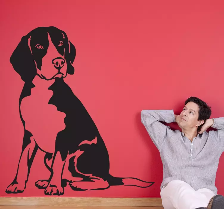 Wandtattoo Beagle - TenStickers