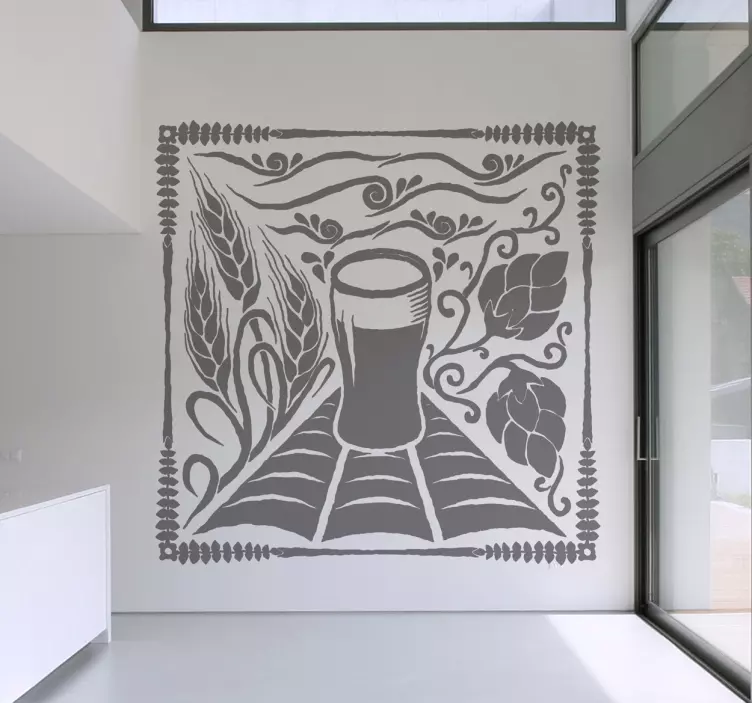 Wandtattoo Bier Oktoberfest - TenStickers