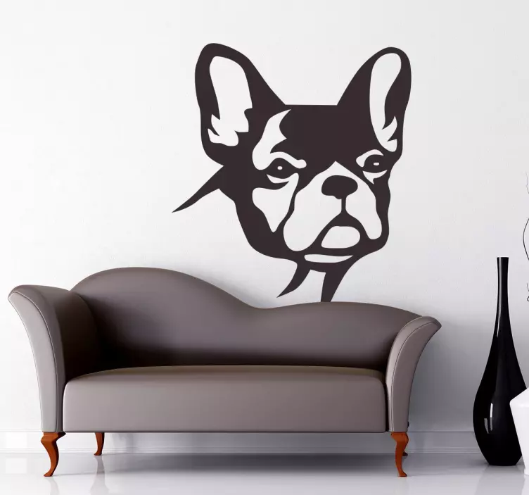 Wandtattoo Bulldogge - TenStickers