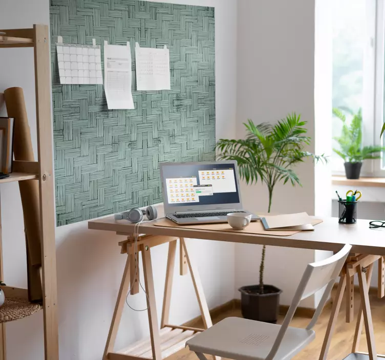 Wandtattoo Büro gewebte strukturierte oberfläche - TenStickers