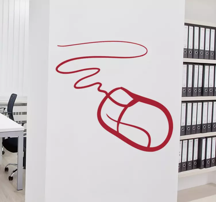 Wandtattoo Computer Maus - TenStickers