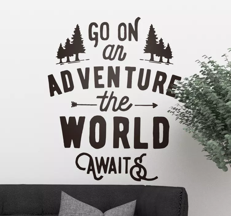 Wandtattoo Deko Wald - TenStickers