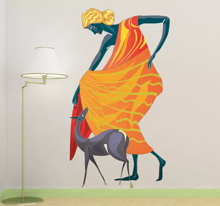 Wandtattoo Diana- Göttin der Jagd - TenStickers