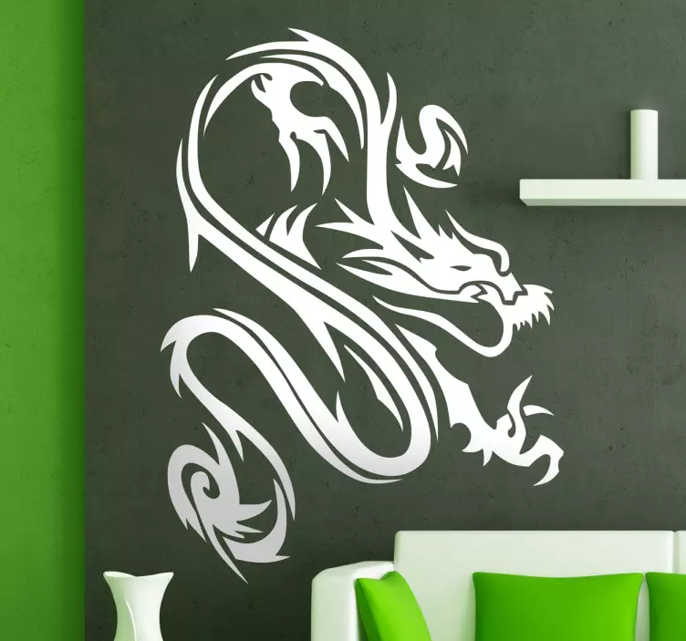 Wandtattoo eleganter Drache - TenStickers