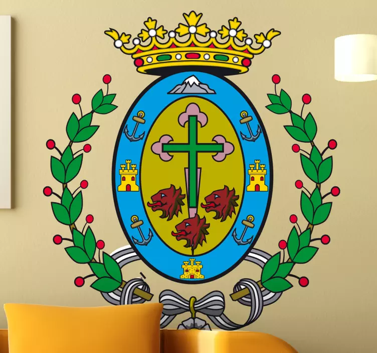 Wandtattoo Emblem Teneriffa - TenStickers