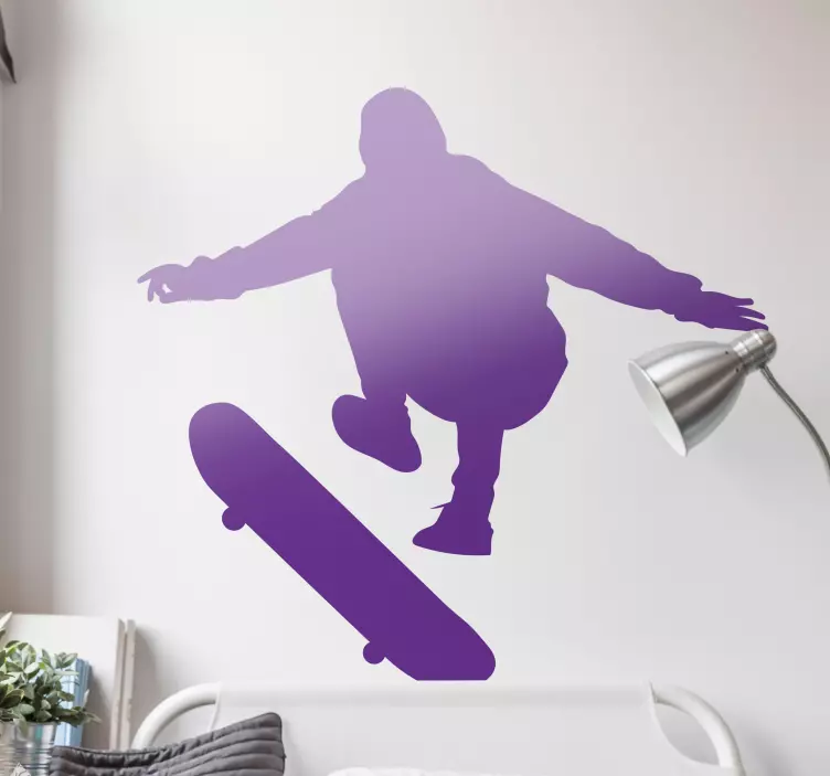 Wandtattoo extremsport skateboarding action szene - TenStickers