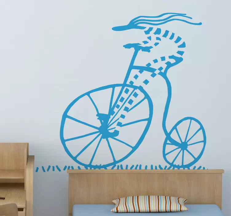 Wandtattoo Fahrrad Silhoulette - TenStickers