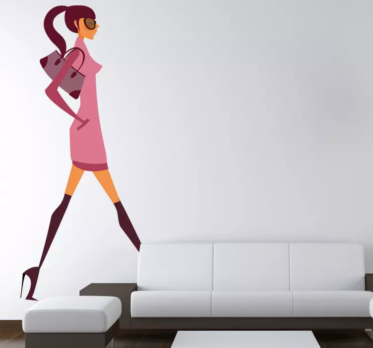 Wandtattoo Fashiongirl - TenStickers