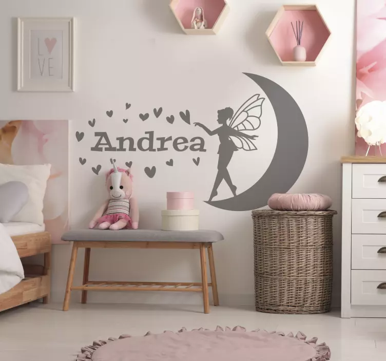 Wandtattoo Elfen fee, die liebe verbreitet - TenStickers