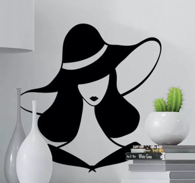 Wandtattoo Figur elegante frauensilhouette - TenStickers