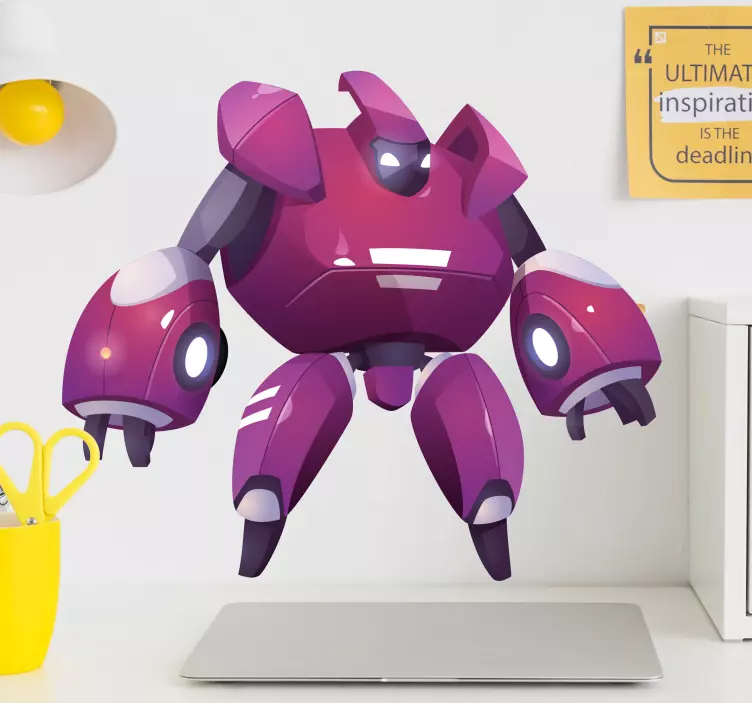 Wandtattoo Figur futuristisches roboterdesign - TenStickers
