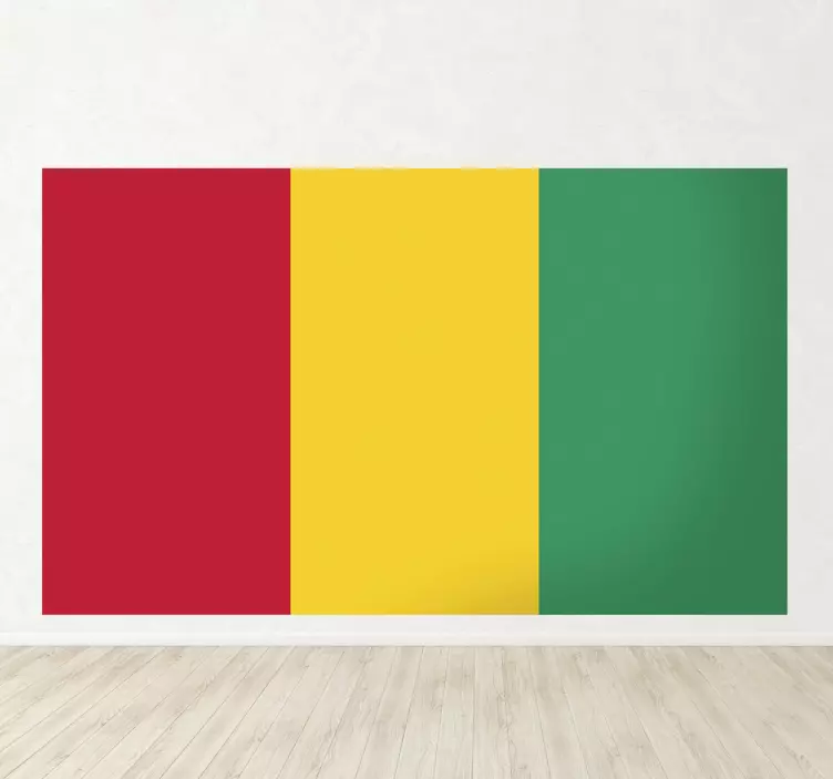 Wandtattoo Flagge Guinea - TenStickers