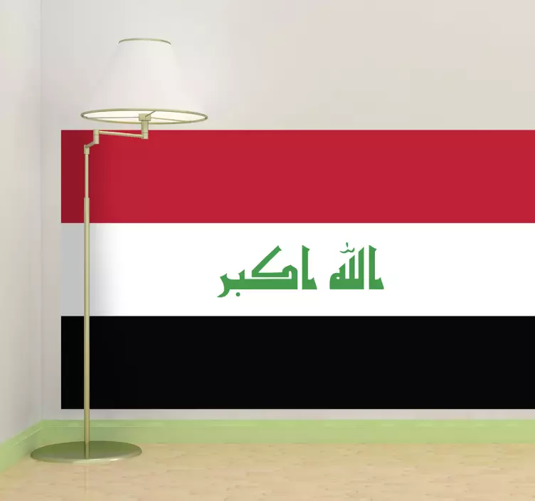 Wandtattoo Flagge Irak - TenStickers
