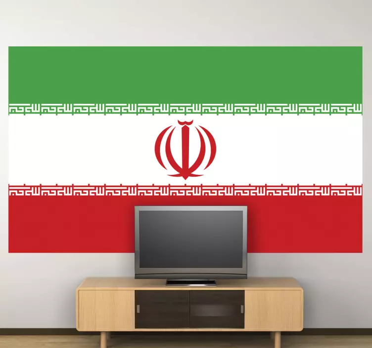 Wandtattoo Flagge Iran - TenStickers